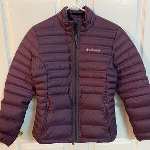 LadiesCoat  Columbia Small 650 Down Purple